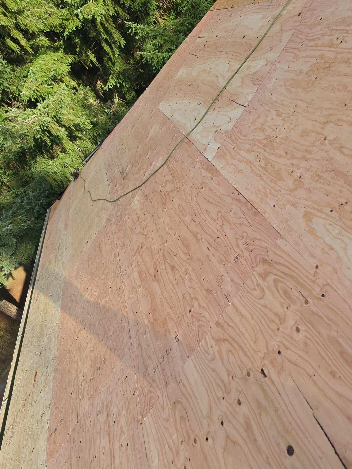 Roof decking project